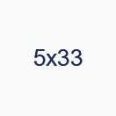 5х33