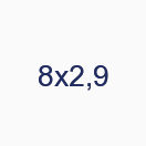 8х2,9
