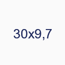 30х9,7