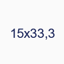 15х33,3