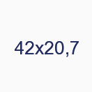 42х20,7