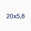 20х5,8