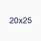 20х25
