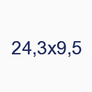 24,3х9,5