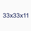 33х33х11