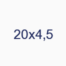 20х4,5