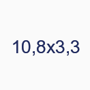 10,8х3,3