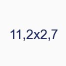 11,2х2,7