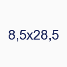 8,5х28,5