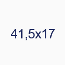 41,5х17