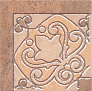 Kerama marazzi HGD\A39\TU0031L Вставка Монтаньоне беж лаппатированный 9,7х9,7