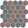 Kerama marazzi Декор Агуста 5 мозаичный микс матовый 29,7x29,8x0,69
