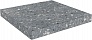 Kerama marazzi SG632800R\GCA Ступень угловая клееная Терраццо серый тёмный 33х33