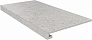 Kerama marazzi Ступень клееная Терраццо бежевый светлый 33x60x0,9