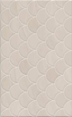 Kerama marazzi 6375 Плитка Сияние беж структура 25х40