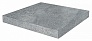 Kerama marazzi Ступень угловая клееная Про Матрикс серый темный 33x33x0,9