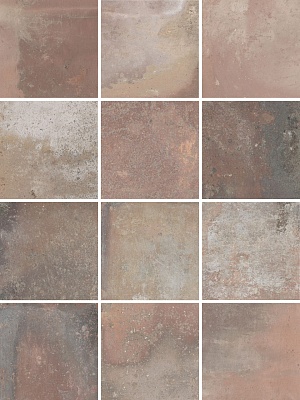 Kerama marazzi Керамогранит Спартель микс матовый 29,8х39,8x0,7 из 12 частей 9,8x9,8