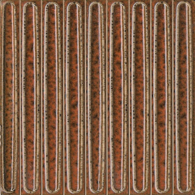 Kerama marazzi Декор чипсет Далия оранжевый глянцевый 20x20x0,95
