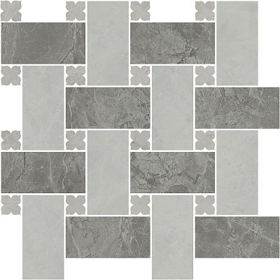 Kerama marazzi Декор Риальто 2 наборный матовый 43,5x43,5x0,9