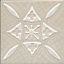 Kerama marazzi Декор Бахия 2 бежевый светлый глянцевый 9,8x9,8x0,7