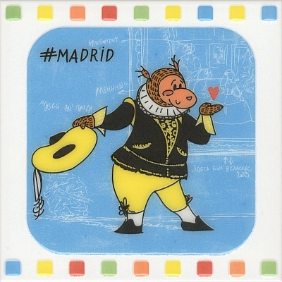 Kerama marazzi NT\A265\5009 Декор Большое путешествие Madrid 20х20