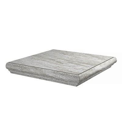 Kerama marazzi Ступень угловая Терраса серый правая 30x30x0,8