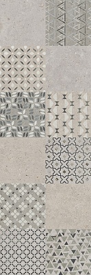 Kerama marazzi Плитка Декор Риккарди 2 матовый обрезной 40x120x1