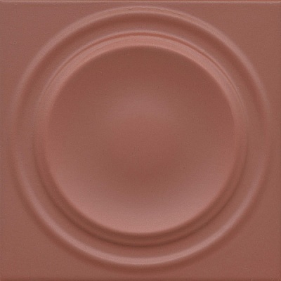 Kerama marazzi Декор Аква Альта 2 красный матовый структура 20x20x0,95