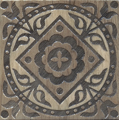 Kerama marazzi HGD\B29\TU0031L Вставка Фратте серый лаппатированный 15х15