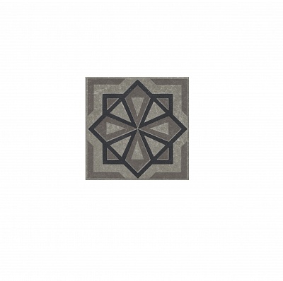Kerama marazzi Декор Касабланка серый матовый 9,8x9,8x0,7