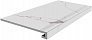 Kerama marazzi Ступень клеёная Монте Тиберио белый лаппатированный 33x80x0,9