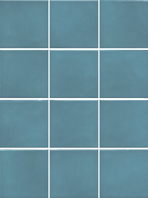 Kerama marazzi Керамогранит Бахия бирюзовый глянцевый 29,8х39,8x0,7 из 12 частей 9,8x9,8