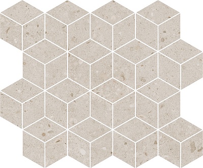 Kerama marazzi Декор Риккарди мозаичный бежевый матовый 45x37,5x1