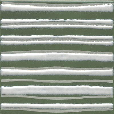 Kerama marazzi Декор Бахия 3 зелёный глянцевый 9,8x9,8x0,7
