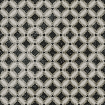 Kerama marazzi VT\A295\SG1544N Декор Фреджио 2 чёрно-белый 20х20