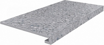 Kerama marazzi SG632600R\GCF Ступень клееная Терраццо серый 33х60