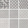 Kerama marazzi 1576T N Плитка Карнаби-стрит орнамент серый 20х20