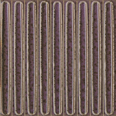 Kerama marazzi Декор чипсет Далия фиолетовый глянцевый 20x20x0,95