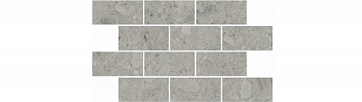 Kerama marazzi Декор Чеппо ди Гре мозаичный серый матовый обрезной 34,6x20x0,9