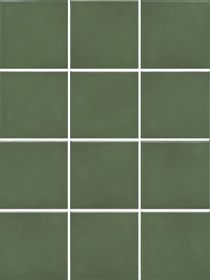 Kerama marazzi Керамогранит Бахия зелёный глянцевый 29,8х39,8x0,7 из 12 частей 9,8x9,8