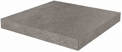 Kerama marazzi Ступень угловая клееная Про Стоун серый темный 33x33x0,9