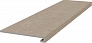 Kerama marazzi Ступень фронтальная клееная Касабланка HP бежевый светлый матовый обрезной 33x119,5x0,9