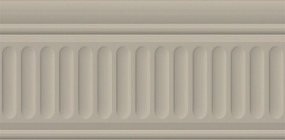 Kerama marazzi 19050\3F Бордюр Бланше серый структурированный 9,9х20