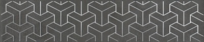 Kerama marazzi AD\D569\6400 Бордюр Ломбардиа антрацит 5,4х25
