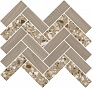Kerama marazzi Декор Монтиони мозаичный коричневый светлый 34x35,5x0,9