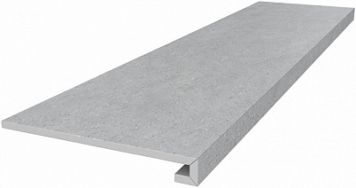 Kerama marazzi Ступень клееная Фондамента пепельный светлый 33x119,5x0,9