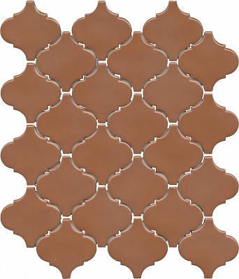 Kerama marazzi Керамогранит Арабески Марокко коричневый глянцевый 26x30x0,7