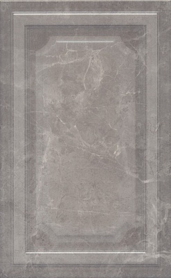 Kerama marazzi 6354 Плитка Гран Пале серый панель 25х40