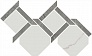 Kerama marazzi Декор Риальто 3 наборный лаппатированный 48x29,5x0,9