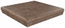 Kerama marazzi SG115700R\GR\AN Ступень угловая Фаральони коричневый 34х34